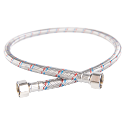 FERRO PWS93 Wąż przyłączeniowy 3/8" x 3/8" 50 cm nakrętno-nakrętny